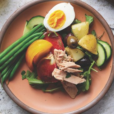 Nicoise Salad with Tonnino Albacore Tuna Fillets with herbs de Provence in Olive Oil