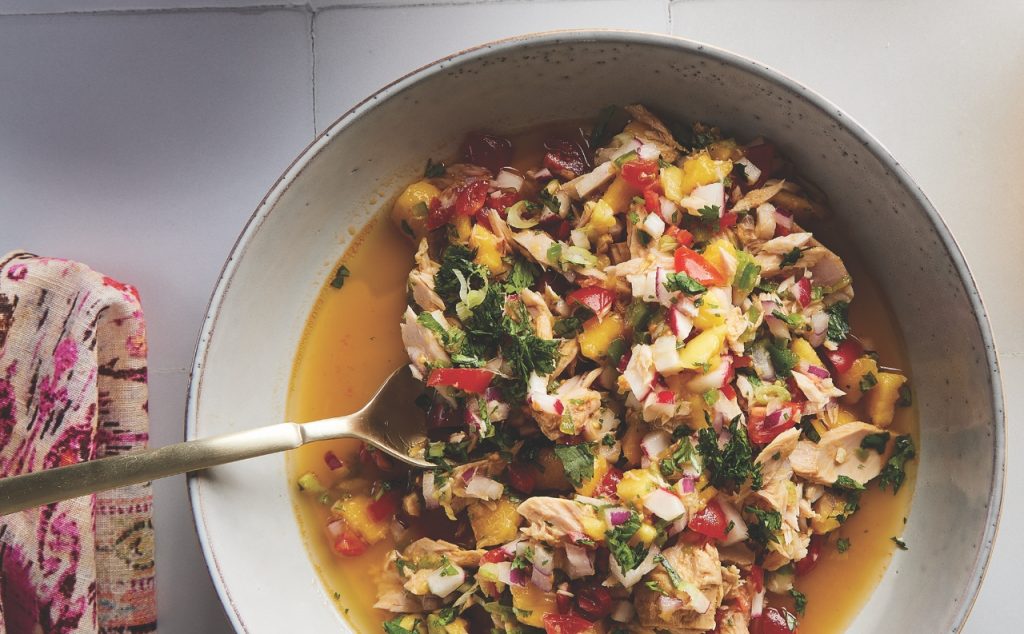 Tropical Ceviche with Tonnino Yellowfin Tuna Fillets with Jalapeno in Olive Oil