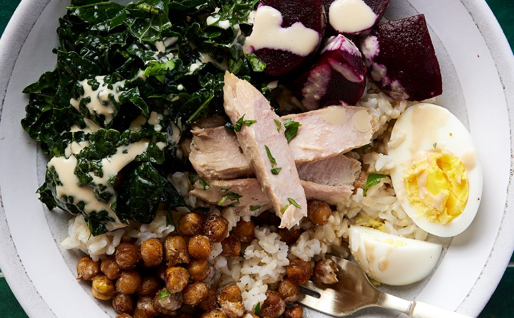 Tuna Buddha Bowl with Tonnino Yellowfin Tuna Ventresca in Olive Oil