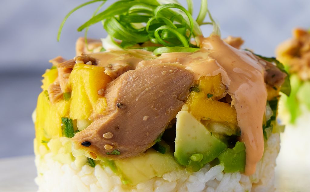 Tuna Stack with Tonnino Yellowfun Tuna Fillets with Jalapeno in Olive Oil