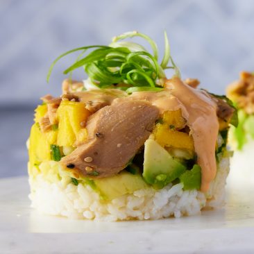 Tuna Stack with Tonnino Yellowfun Tuna Fillets with Jalapeno in Olive Oil