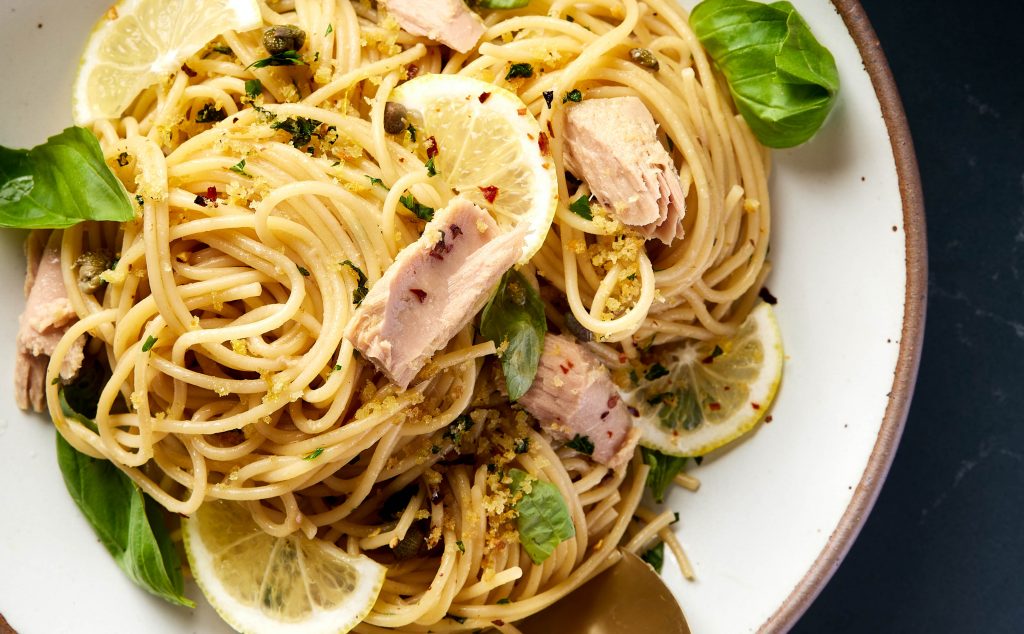 TUNA CAPER PASTA