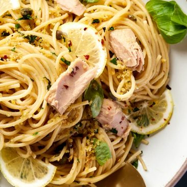 TUNA CAPER PASTA