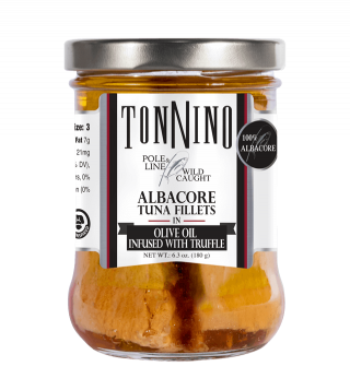 Pole & Line Albacore Tuna Fillets in Truffle Infused Olive Oil