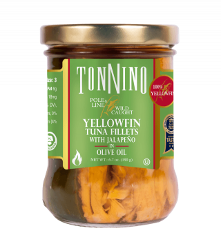 Pole & Line Yellowfin Tuna Fillets with Jalapeno in Olive Oil