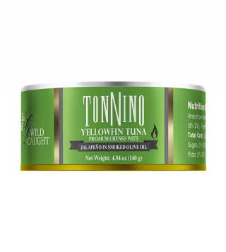 Cans - Yellowfin Tuna Premium Chunks with Jalapeno in Smoked Olive Oil