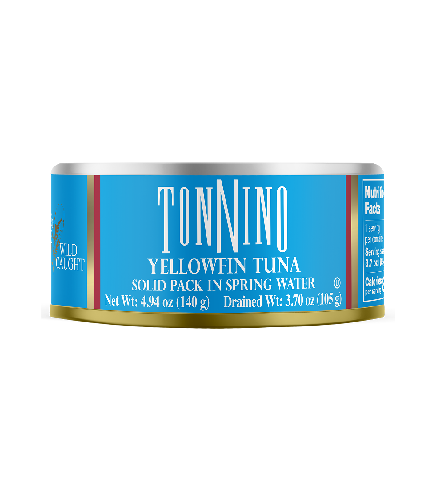 Tonnino Yellowfin Tuna Solid Pack in Spring Water