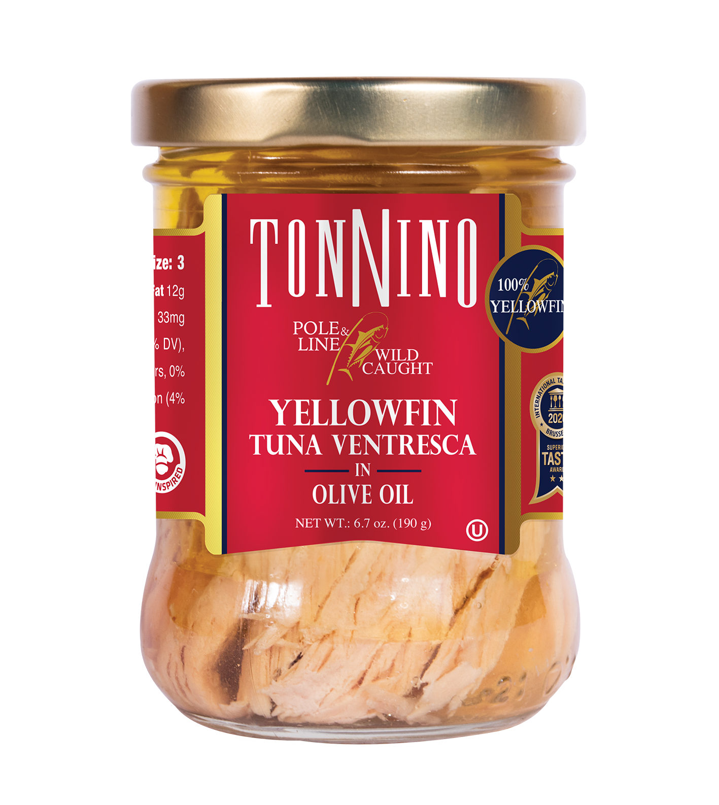 Tonnino Pole and Line Yellowfin Tuna Ventresca in Olive Oil