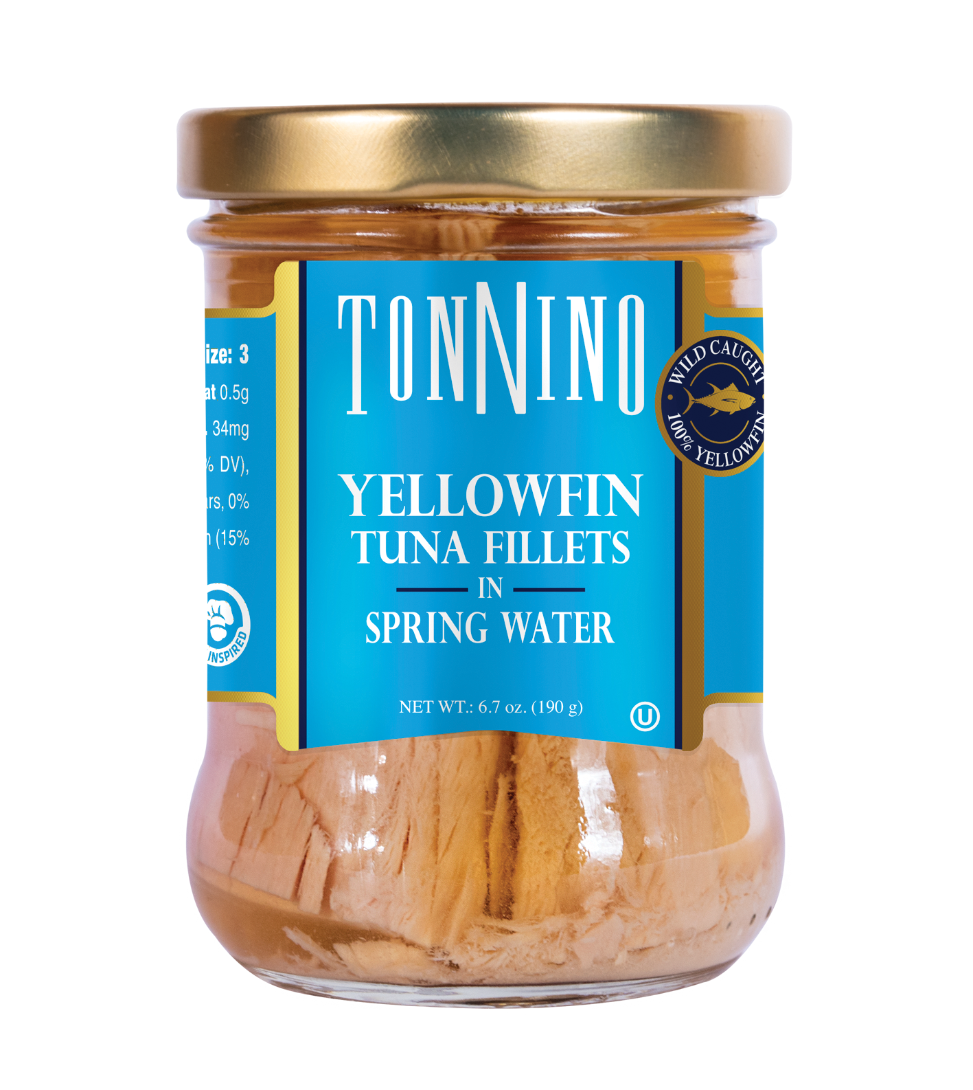 Tonnino Yellowfin Tuna Fillets in Spring Water