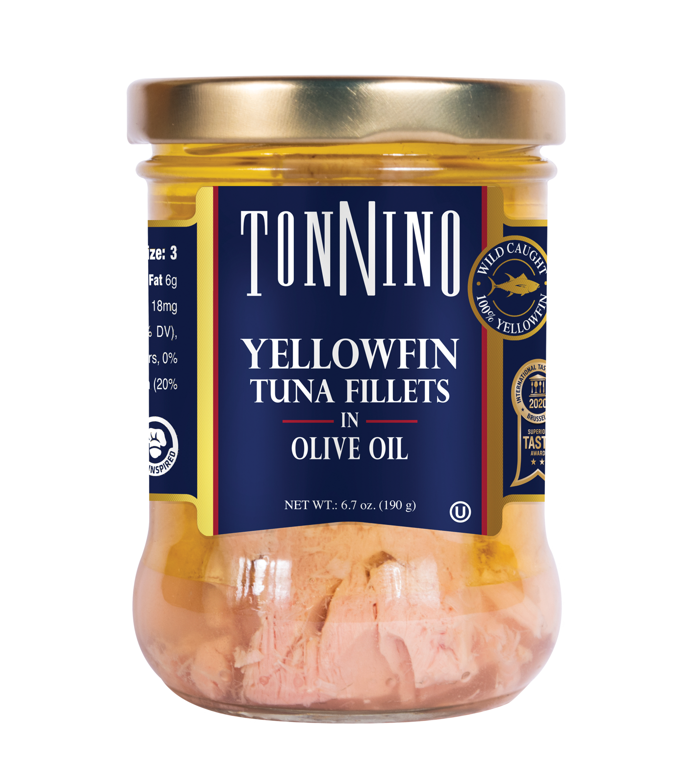 Tonnino Yellowfin Tuna Fillets in Olive Oil
